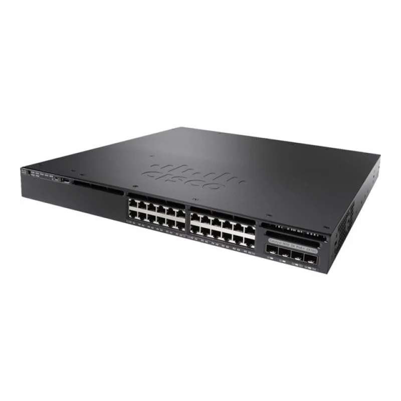 WS-C3650-24PD-E Cisco Catalyst PoE+ коммутатор 24 x GE RJ-45 (390W) 2xSFP+ или 4xSFP, IP Services
