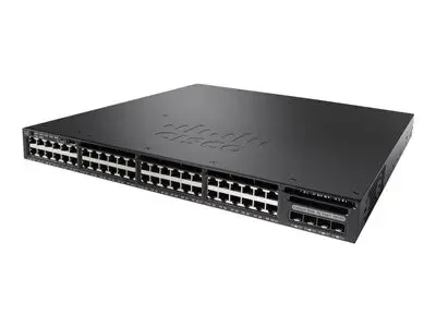 Коммутатор Cisco Catalyst, 48 x GE (PoE), 4 x SFP, 5 AP, IP Base WS-C3650-48FWS-S