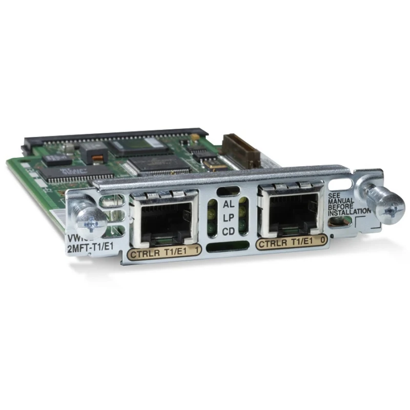 VWIC2-2MFT-T1/E1 Cisco модуль VWIC2 голосовой 2 x T1/E1 G.704 RJ-45