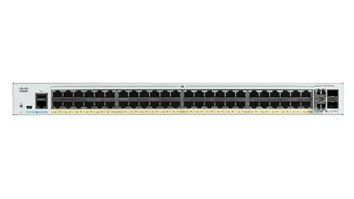 Коммутатор Cisco Catalyst 1000, 48xGE PoE+, 4xSFP C1000-48P-4G-L