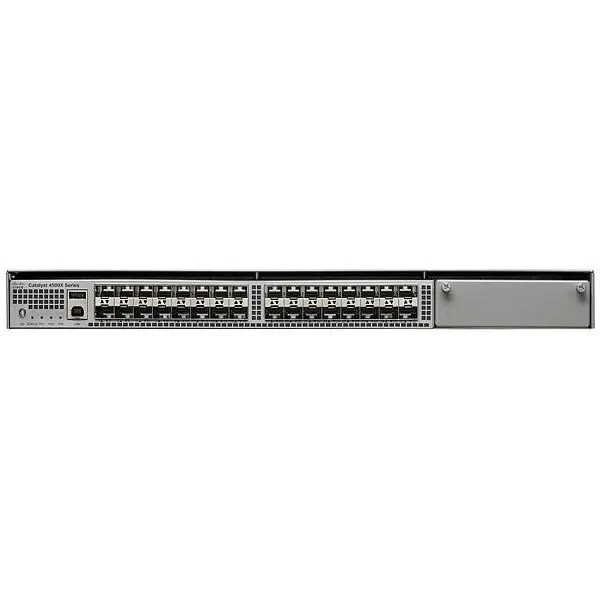 Коммутатор Cisco Catalyst, 32 x SFP+, B-to-F, без БП, Enterprise Services WS-C4500X-F-32SFP+