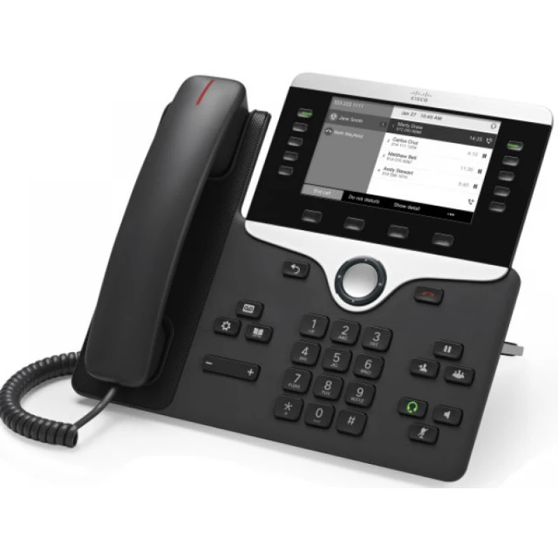 CP-8811-K9 Cisco IP телефон 5 линий SIP, 2 x GE PoE, LCD 800х480, RJ-9