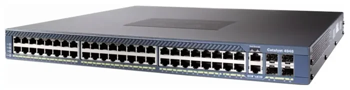 Коммутатор Cisco Catalyst, 48 x GE, 2 x 10G(X2), AC, Enterprise Services WS-C4948-10GE-E