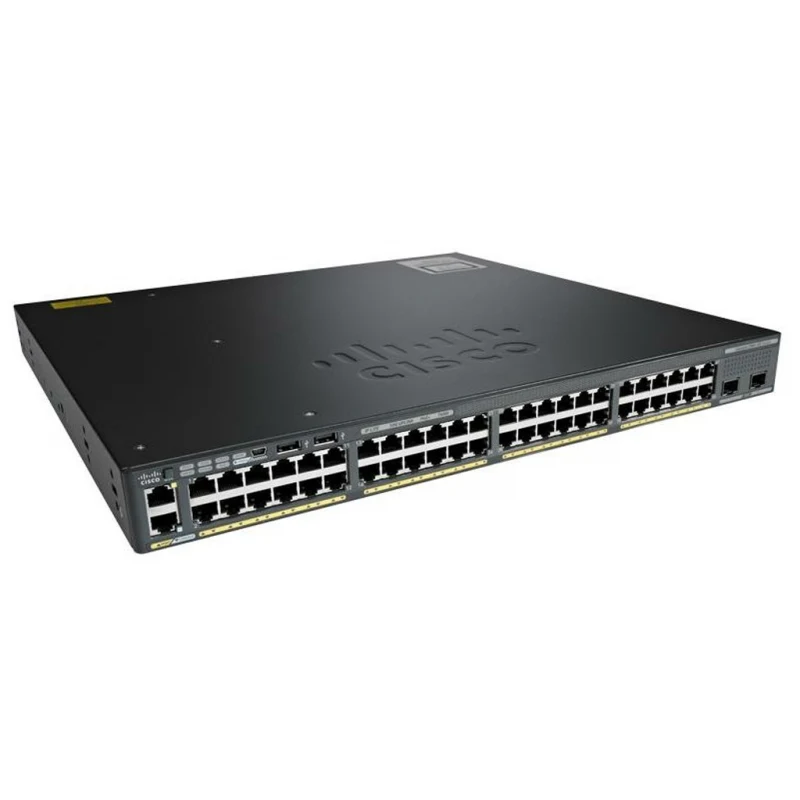 WS-C2960X-48LPD-L Cisco PoE+ (370W) коммутатор 48 x GE RJ-45, 2 x SFP+, LAN Base