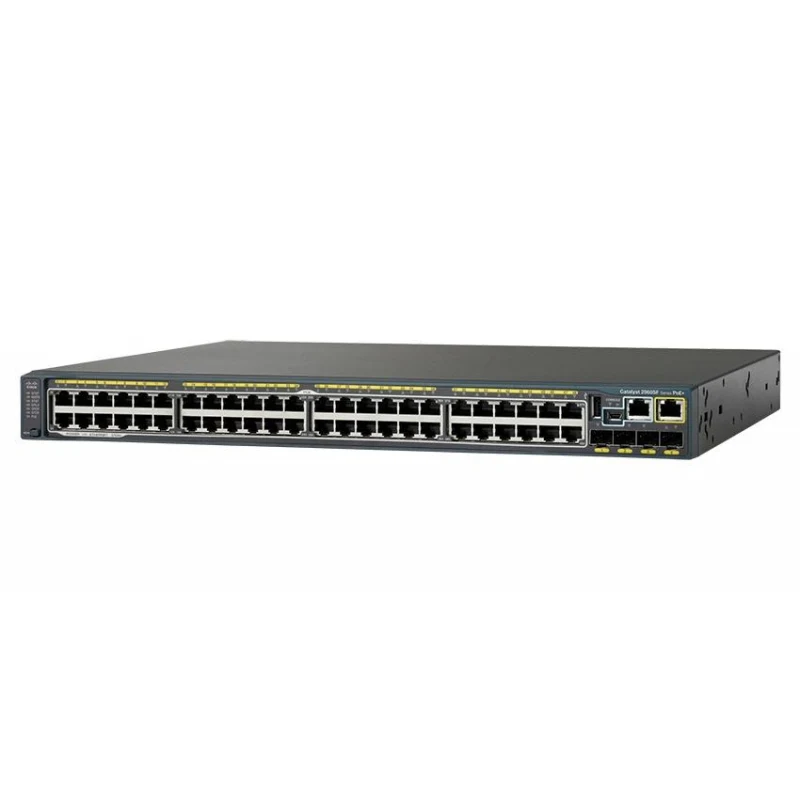 WS-C2960S-F48TS-L Cisco Catalyst сетевой коммутатор 48 x FE RJ-45, 4 x SFP, LAN Base