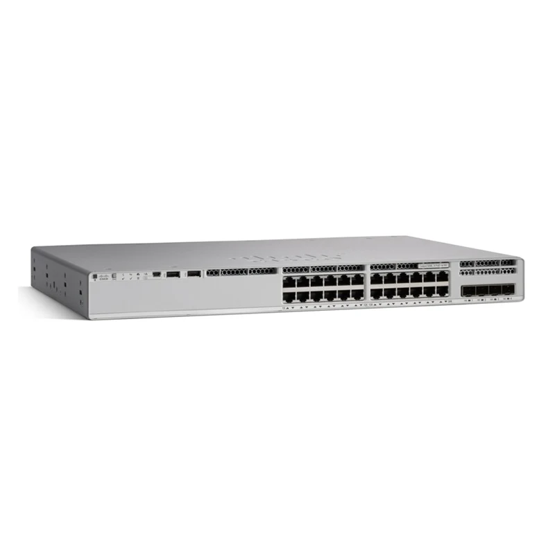C9200-24P-E Cisco Catalyst PoE+ коммутатор 24 x GE RJ-45 (370W). Network Essentials