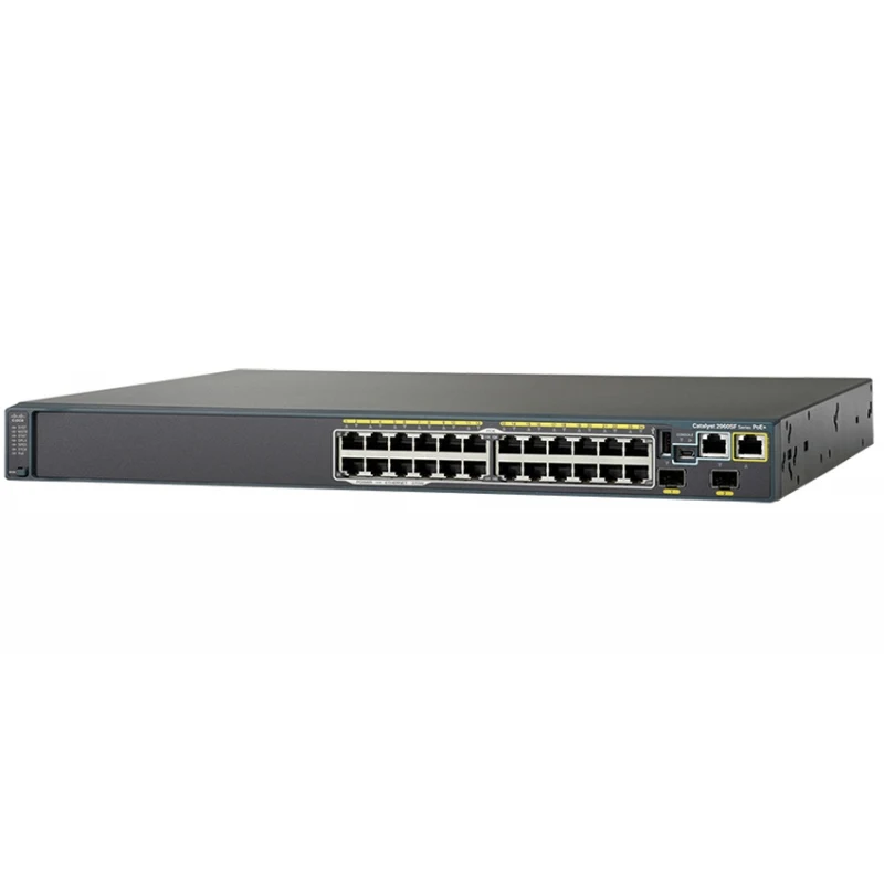 WS-C2960S-F24TS-L Cisco Catalyst сетевой коммутатор 24 x FE RJ-45, 2 x SFP, LAN Base