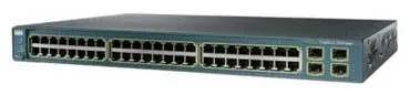 Коммутатор Cisco Catalyst, 48 x FE(PoE), 4 x SFP, IP Base WS-C3560-48PS-S