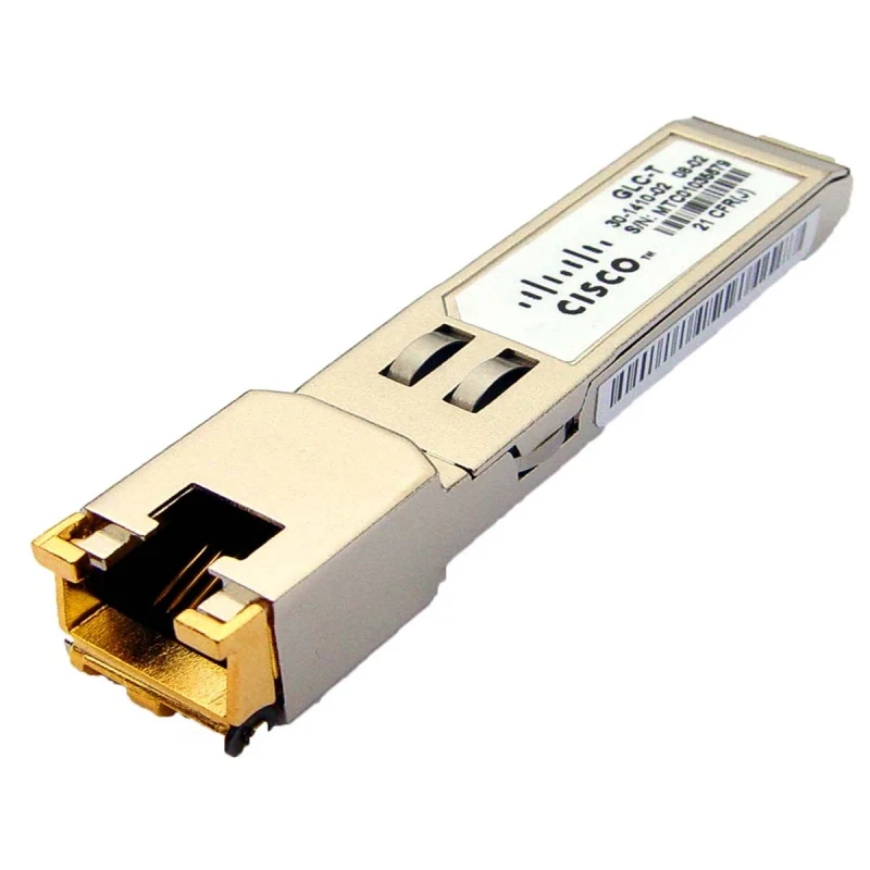 GLC-TE Cisco медный SFP трансивер 1000BASE-T (GE RJ-45 до 100 м)