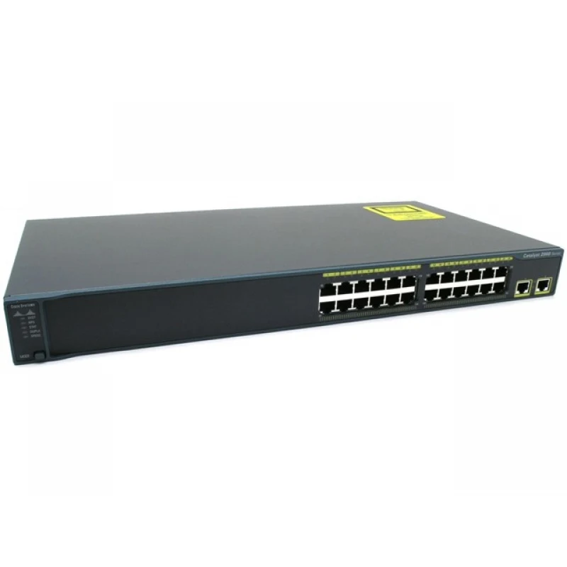 WS-C2960-24TT-L Cisco Catalyst сетевой коммутатор 24 x FE RJ-45, 2 x GE RJ-45, LAN Base