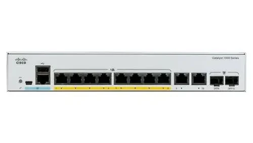 Коммутатор Cisco Catalyst 1000, 8xGE, 2xSFP C1000-8T-E-2G-L