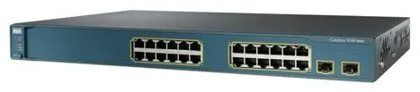 Коммутатор Cisco Catalyst, 24 x FE (PoE), 2 x SFP, IP Service WS-C3560-24PS-E