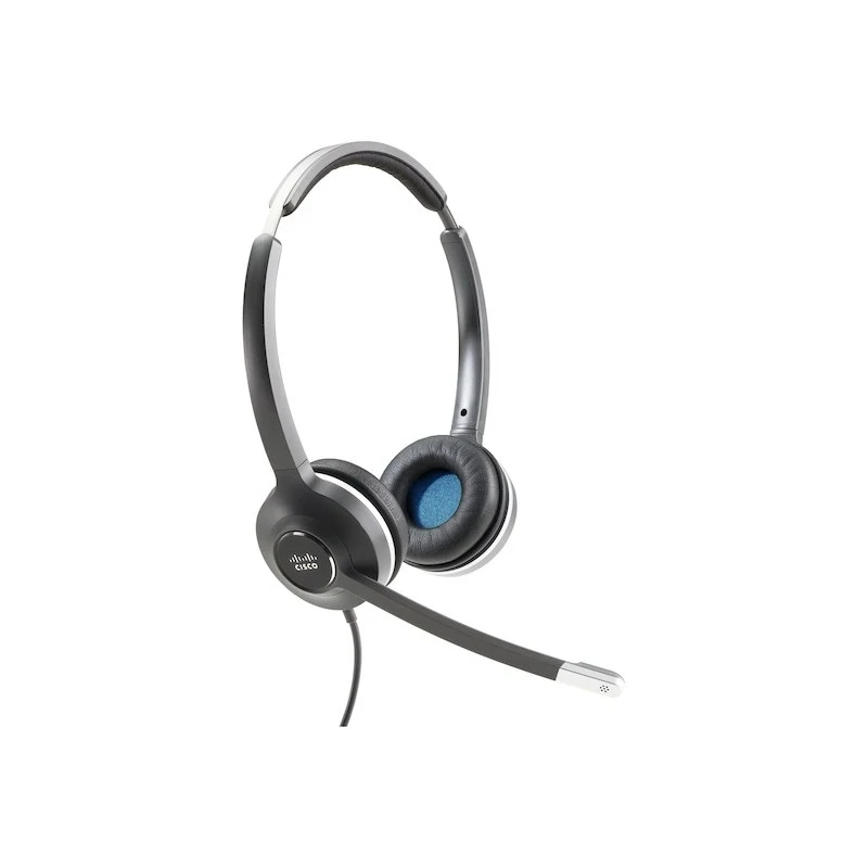 CP-HS-W-532-RJ Cisco головная Dual гарнитура для IP-телефонов Cisco, RJ-9, кабель 1м