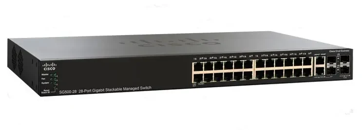 Коммутатор PoE Cisco SB SG350-28P-K9-EU