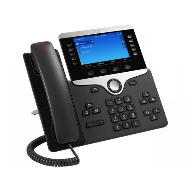 CP-8851-K9 Cisco IP телефон 5 линий SIP, 2 x GE PoE, LCD 800х480 Color, 1 x USB, RJ-9