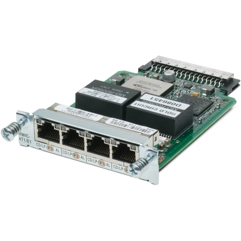 HWIC-4T1/E1 Cisco модуль HWIC интерфейсный 4 x E1/T1 G.703/G.704 RJ-45