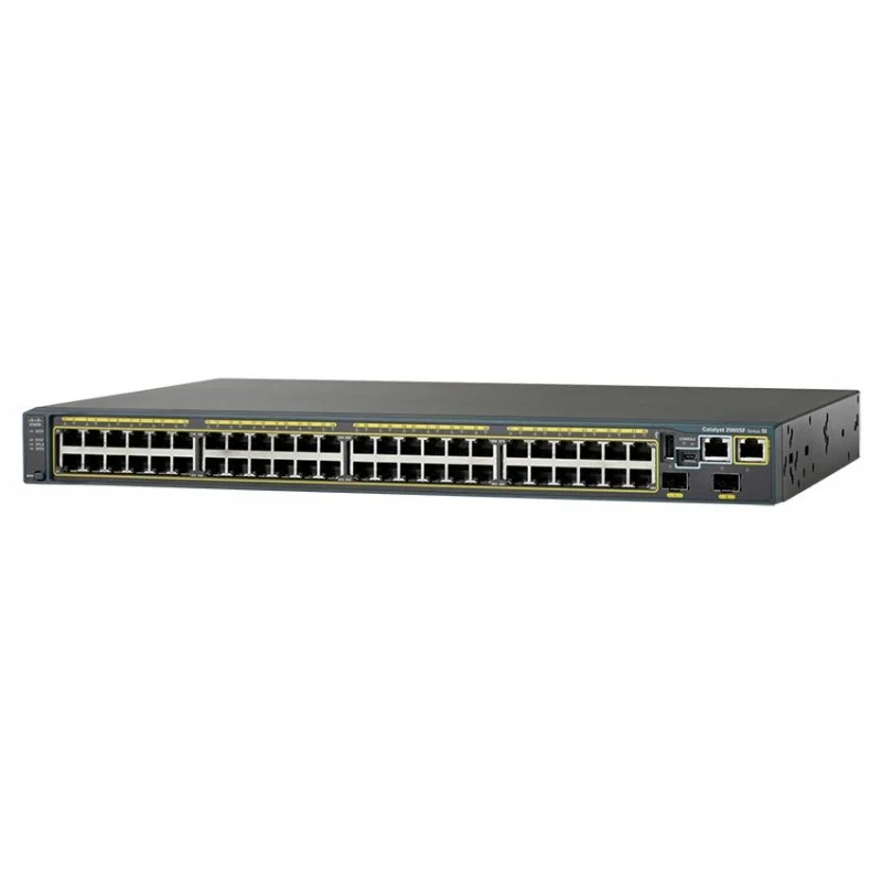 WS-C2960S-F48TS-S Cisco Catalyst сетевой коммутатор 48 x FE RJ-45, 2 x SFP, LAN Lite