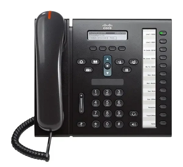 IP-телефон Cisco, 4 x SIP, 1 x GE, с БП CP-6861-3PW-CE-K9=