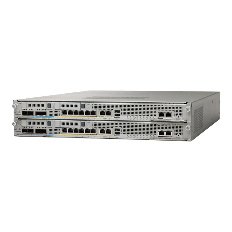 ASA5585-S10-K8 Cisco ASA 5585-X SSP-10 межсетевой экран 8 x GE RJ-45, 2 x 10 GE SFP+ 5000 IPSec VPN