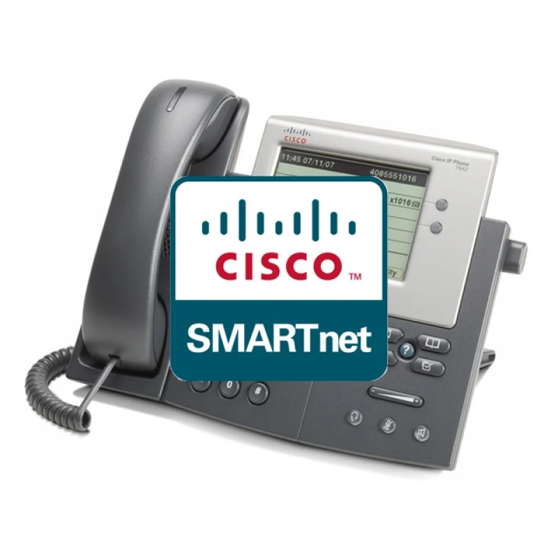 CON-SNT-CP7962 Cisco SMARTnet сервисный контракт IP телефона Cisco 7962G 8X5XNBD 1год