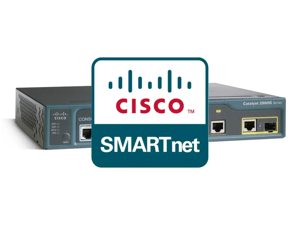 CON-SNT-2968TCS Cisco SMARTnet сервисный контракт коммутатора Catalyst WS-C2960-8TC-S 8X5XNBD 1год