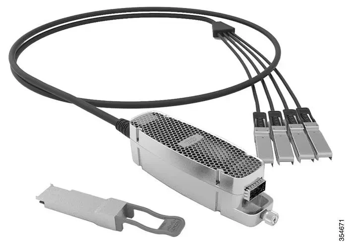 Конвертер QSFP для модуля SFP+ CVR-4SFP10G-QSFP=