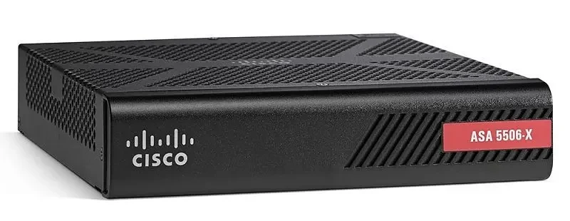 Межсетевой экран Cisco, 8 x GE, 50 IPSec, 3DES/AES, SW ASA5506-FPWR-BUN
