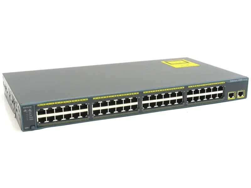 Коммутатор Cisco Catalyst, 48 x FE, 2 x GE/SFP, LAN Lite WS-C2960+48TC-S