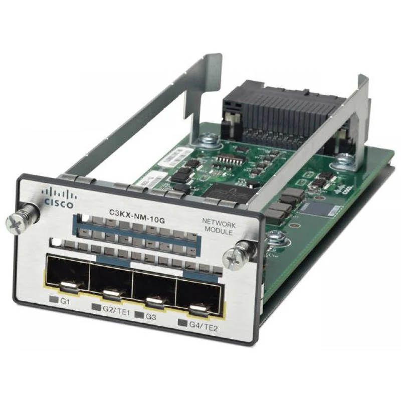 C3KX-NM-10G Cisco сетевой модуль расширения на 4 порта SFP (2 порта SFP+ 10G, 2 порта SFP)