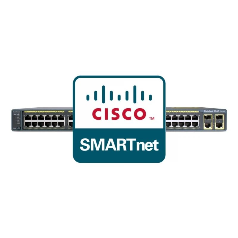 CON-SNT-2964STL Cisco SMARTnet сервисный контракт коммутатора Catalyst WS-C2960-48P 8X5XNBD на 1 год
