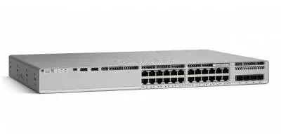 Коммутатор Cisco Catalyst, 24 x GE, PoE+, 4x10G uplink, N/E C9200L-24P-4X-E