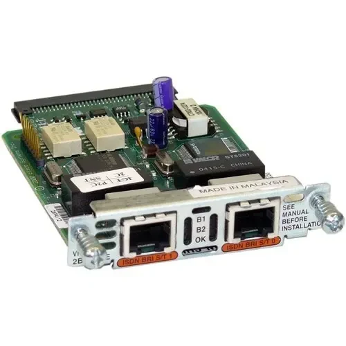 Карта голосового интерфейса Cisco VIC2-2BRI-NT/TE=