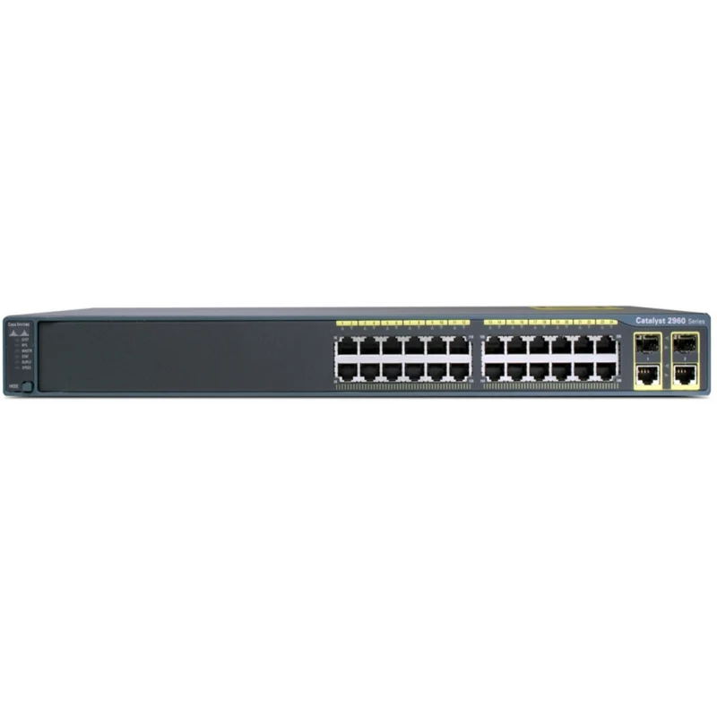 WS-C2960-24TC-L Cisco Catalyst сетевой коммутатор 24 x FE RJ-45, 2 x combo SFP/GE, LAN Base