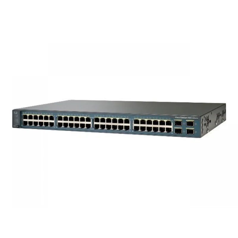 WS-C3560V2-48PS-S Cisco Catalyst PoE коммутатор 48 x FE RJ-45, 4 x SFP. IP Base