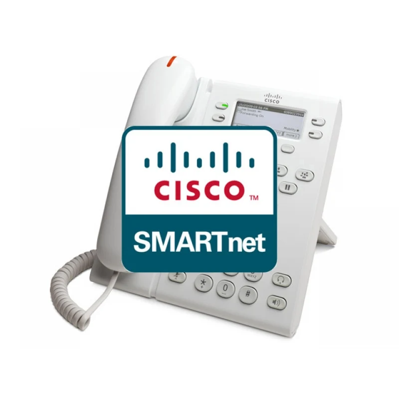 CON-SNT-41WK Cisco SMARTnet сервисный контракт IP телефона Cisco 6941-W 8X5XNBD 1год