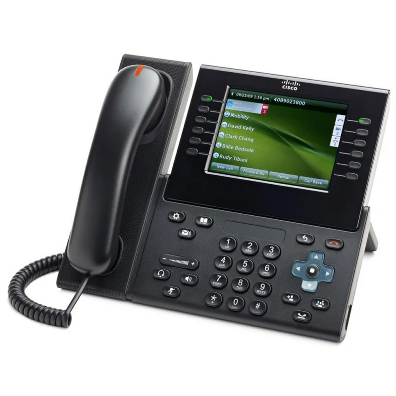 CP-9971-C-K9 Cisco IP видеотелефон, 6 линий, 2 x GE RJ-45, Color LCD 640х480, SIP, PoE