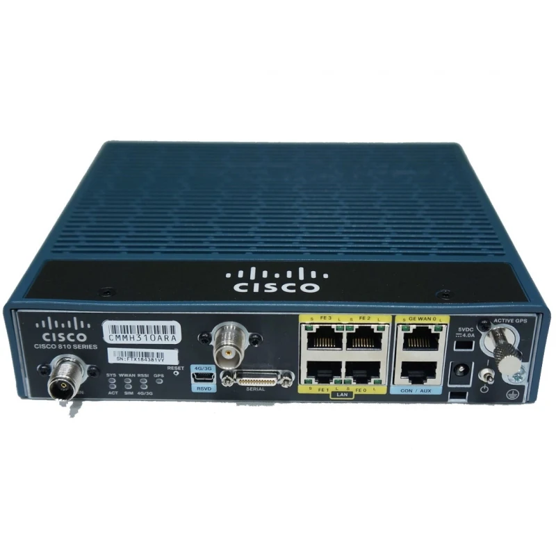 C819G-4G-G-K9 Cisco 4G маршрутизатор LTE, WAN 1 x GE, LAN 4 x FE