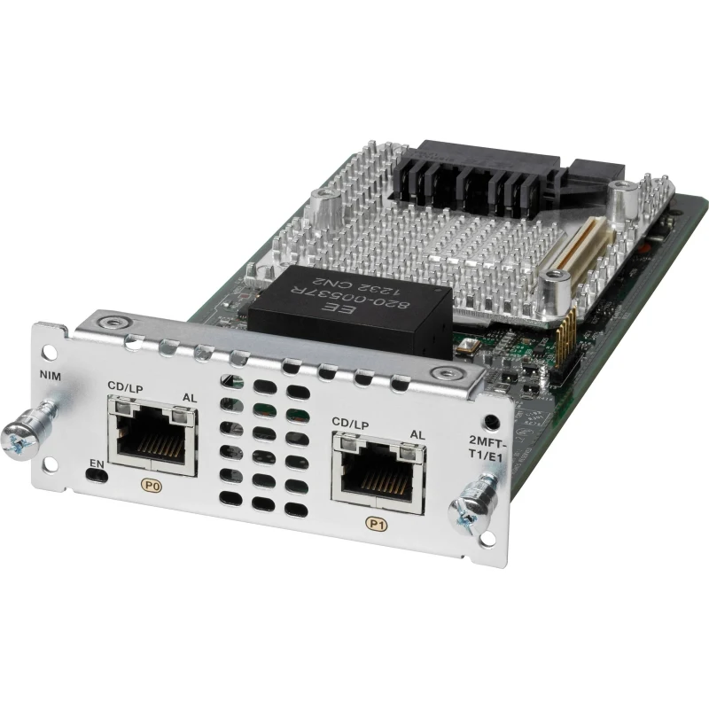 NIM-2MFT-T1/E1 Cisco модуль NIM коммутатора 2 x T1/E1