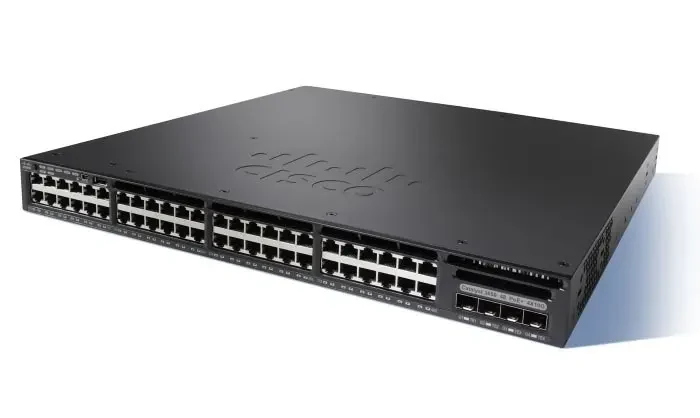 Коммутатор Cisco Catalyst, 48 x GE (PoE), 2 x SFP+, 5 AP, IP Base WS-C3650-48PWD-S