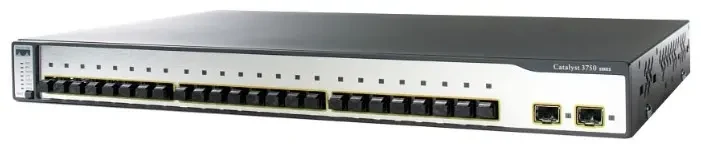 Коммутатор Cisco Catalyst, 24 x FE Duplex SC, 2 x SFP WS-C3750-24FS-S
