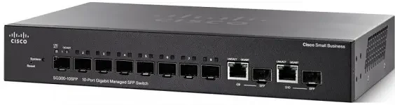 Коммутатор Cisco SB SG350-10SFP-K9-EU