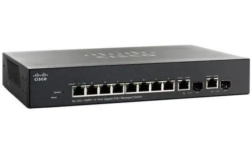 Коммутатор Cisco SB SG300-10MPP-K9-EU
