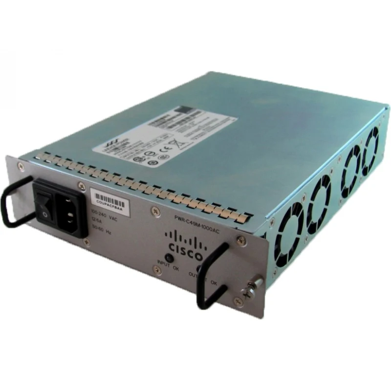 PWR-C49M-1000AC Cisco блок питания для коммутатора Catalyst 4900M напряжние 220 Вт, мощность 1000 W