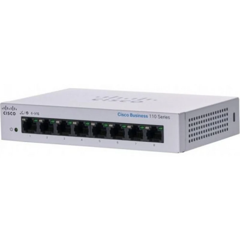 Коммутатор Cisco SB CBS110-8T-D-EU