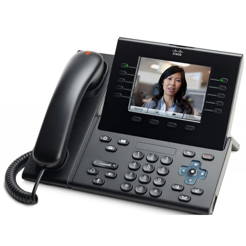 CP-9951-C-K9 Cisco IP видеотелефон, 5 линий, 2 x GE RJ-45, Color LCD 640х480, SIP, PoE