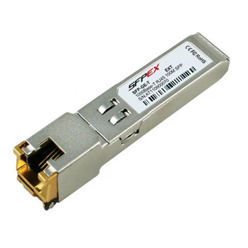 SFP-GE-T Cisco медный SFP трансивер 1000BASE-T (GE RJ-45 до 100 м)