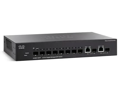 Коммутатор Cisco SB SG300-10SFP-K9-EU
