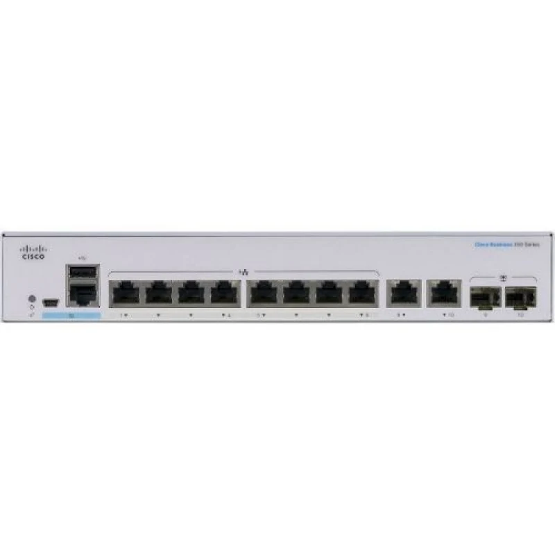 Коммутатор Cisco SB CBS350-8FP-2G-EU