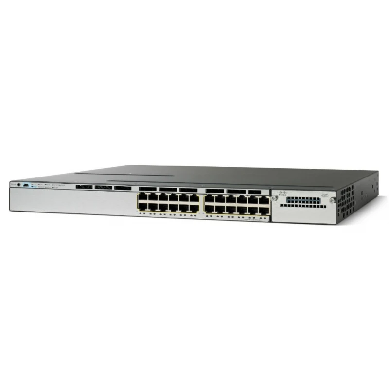 WS-C3750X-24P-E Cisco Catalyst PoE+ коммутатор 24 x GE RJ-45. IP Services
