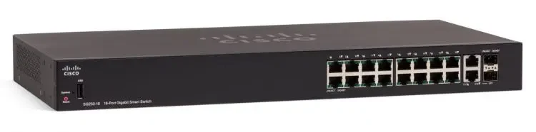 Коммутатор Cisco SB SG250-18-K9-EU